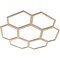 Ekena Millwork Florin Wood Fretwork Pierced Ceiling Medallion, Alder, 28"OD x 9 7/8"ID x 3/8"T CMWP28X28X0375FOAL - alternate 3